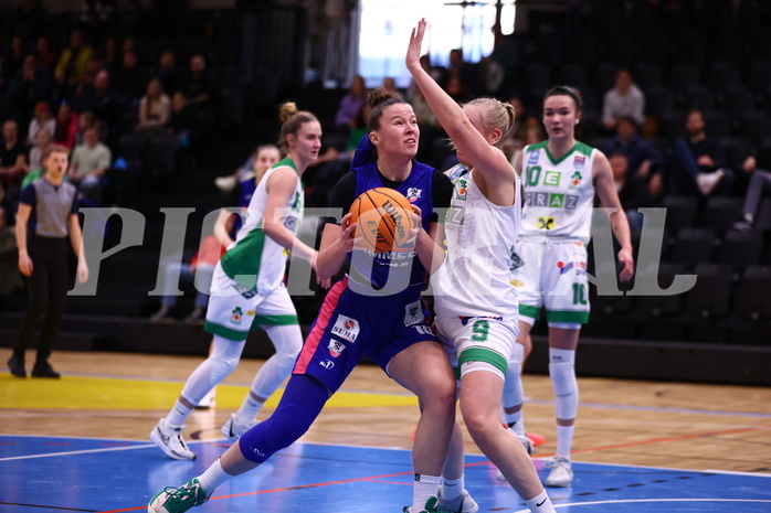 28.01.2024, Graz, Raiffeisen Sportpark, Basketball Damen Superliga 2023/24, Grunddurchgang 10.Runde, UBI Holding Graz - UBSC-DBBC Graz ,  