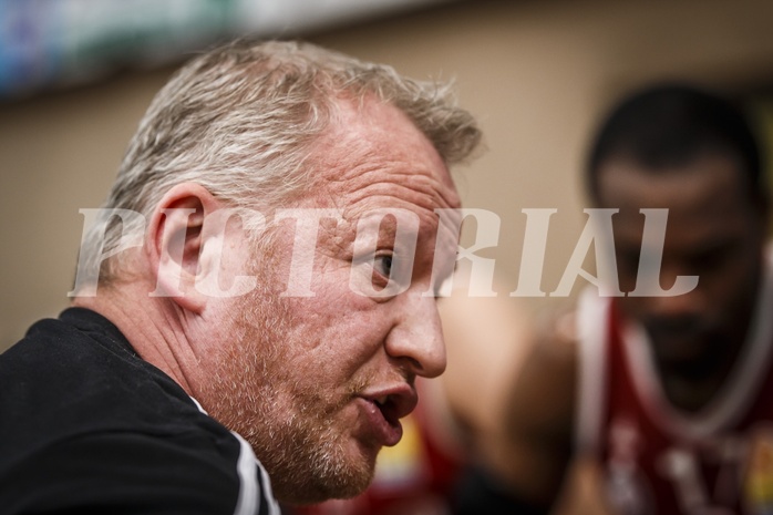 Basketball, ABL 2018/19, Playoff VF Spiel 1, Oberwart Gunners, BC Vienna, Luigi Gresta (Head Coach) Basketball, ABL 2018/19, Playoff VF Spiel 1, Oberwart Gunners, BC Vienna, Luigi Gresta (Head Coach)