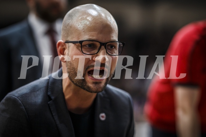 Basketball, ABL 2018/19, Grunddurchgang 19.Runde, Oberwart Gunners, Flyers Wels, Sebastian Waser (Head Coach)