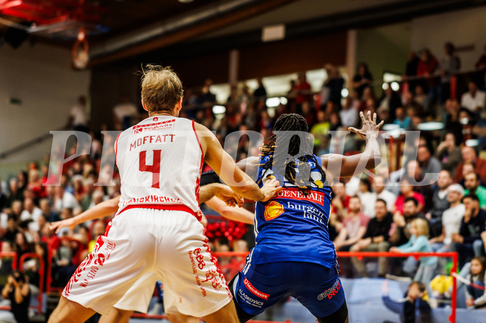 Basketball, win2day Basketball Superliga 2024/25, Grunddurchgang 6.Runde, Traiskirchen Lions, Oberwart Gunners, Siegfried Reid (5)