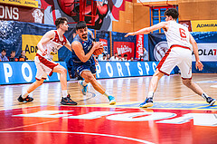 Basketball, Win2Day Superliga 2022/23, 6. Qualifikationsrunde, Traiskirchen Lions, BBC Nord Dragonz, Fabio Söhnel (44)