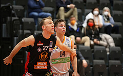 Basketball Superliga 2021/22, Grunddurchgang 12.Runde Klosterneuburg Dukes vs. BC Vienna