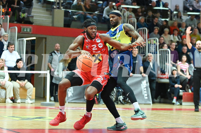 Basketball, Superliga 2024/25, Grunddurchgang 14.Runde, Flyers Wels vs. UBSC Graz,