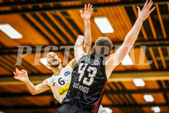 Basketball, Basketball Zweite Liga 2024/25, Grunddurchgang 17.Runde, Mattersburg Rocks, Mistelbach Mustangs, Dominik Alturban (6)