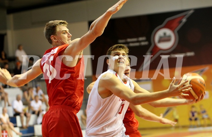 Basketball FIBA U18 European Championship Men 2015 DIV B Team Austria vs. Team Denmark


