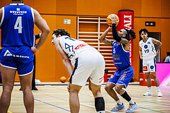 Basketball, Basketball Zweite Liga 2024/25, Grunddurchgang 21.Runde, Vienna Timberwolves, Kufstein Towers, Aytor Johnson Alberto (5)