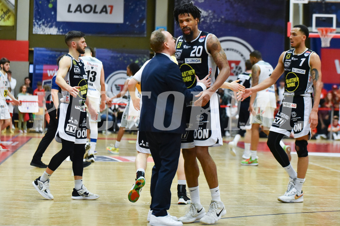 Win2Day Basketball Superliga 2022/23, Playoff,
Semifinale Spiel 4, Flyers Wels vs Swans Gmunden,