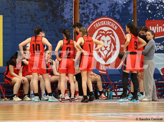 Basketball Superliga 2024/25, SLWU16 Traiskirchen Lionesses vs. DBK Steyrer Witch Cadets


