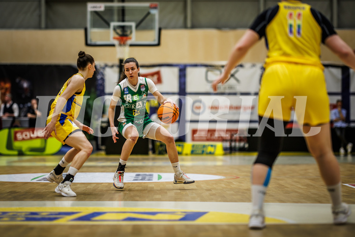 Basketball, Win2Day Basketball Damen Superliga 2023/24, Playoff, Finale Spiel 3, SKN St. Pölten, UBI Graz, Nika Cic (18)