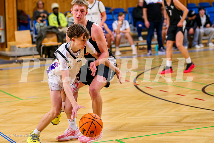 01.12.2024 Österreichischer Basketballverband 2024/25, SLMU16, Post SV Wien vs. Swarco Raiders