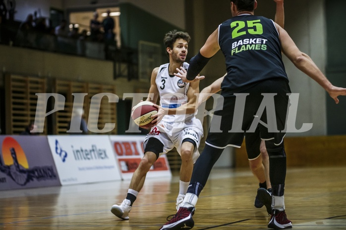 Basketball, 2.Bundesliga, Grunddurchgang 9.Runde, Mattersburg Rocks, Basket Flames, Jan NICOLI (3)