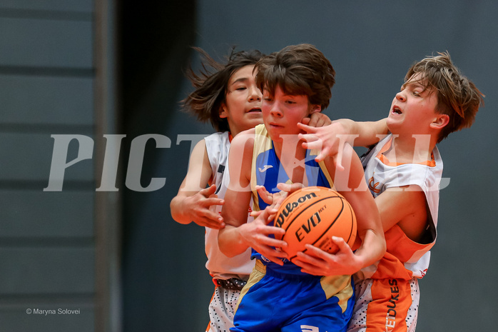 14.12.2024 Österreichischer Basketballverband 2024/25, SLMU14, Basket Dukes vs. SKN St. Pölten
