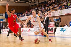 Basketball, ABL 2016/17, Playoff HF Spiel 2, Oberwart Gunners, WBC Wels, Sebastian Käferle (7)