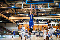 Basketball, bet-at-home Basketball Superliga 2020/21, Platzierungsrunde, 1. Runde, Oberwart Gunners, Gmunden Swans, Daniel Dolenc (15)~