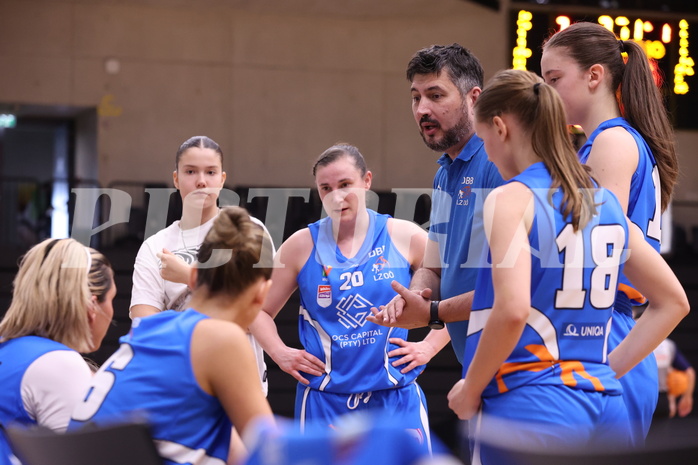 03.03.2024, Graz, Raiffeisen Sportpark, Basketball Damen Superliga 2023/24, Grunddurchgang 14.Runde, UBSC-DBBC Graz - DBB OCS Diamond Ladies Wels ,  