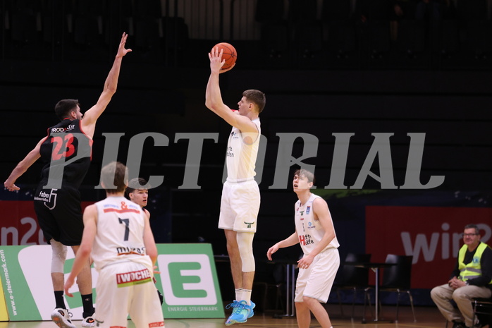 05.02.2023, Graz, Raiffeisen Sportpark Graz, Basketball Zweite Liga 2022/23, Grunddurchgang, Runde 15, Future Team Steiermark vs Mistelbach Mustangs 