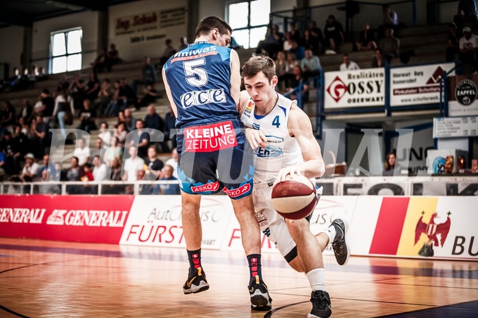 Basketball, ABL 2017/18, Grunddurchgang 33.Runde, Oberwart Gunners, Kapfenberg Bulls, Jakob Szkutta (4)