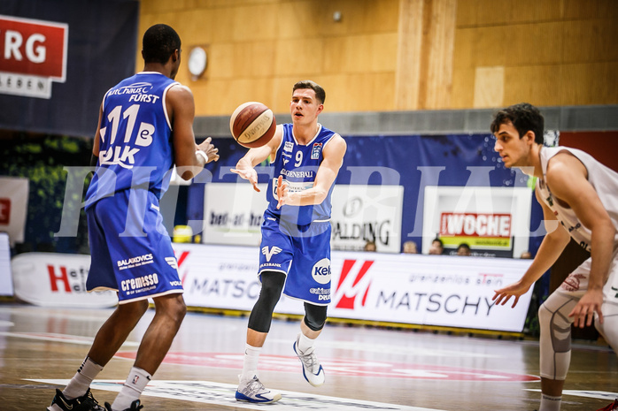 Basketball, bet-at-home Basketball Superliga 2020/21, Platzierungsrunde 9.Runde, Kapfenberg Bulls, Oberwart Gunners, Edi Patekar (9)