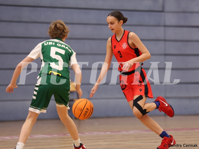 Basketball Superliga 2024/25, SLWU14 Traiskirchen Lionesses vs. UBI Graz


