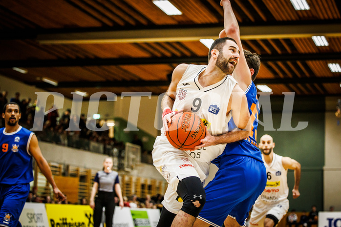 Basketball, Basketball Zweite Liga 2022/23, Playoff, Viertelfinale Spiel 2, Mattersburg Rocks, BBU Salzburg, Tobias Winkler (9)