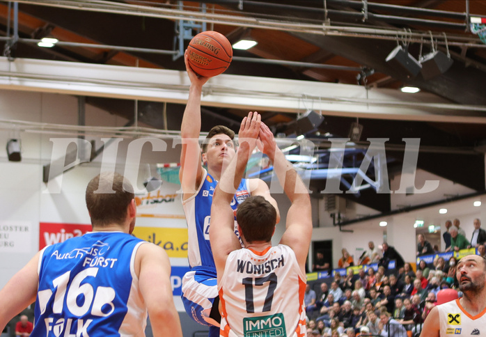Basketball Superliga 2022/23, 4. Plazierungsrunde Klosterneuburg Dukes vs. Oberwart Gunners