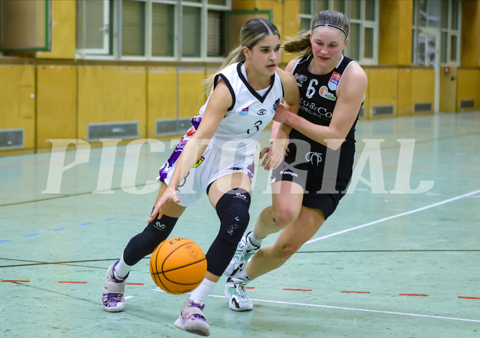Basketball Damen Superliga 2023/24, Grunddurchgang 10.Runde Vienna United vs. Basket Flames


