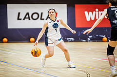 Basketball, Win2Day Basketball Damen Superliga 2023/24, Grunddurchgang 12.Runde, Vienna Timberwolves, Vienna United, Elisa Khamis (1)
