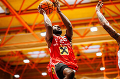 Basketball, win2day Basketball Superliga 2024/25, Grunddurchgang Runde 3, BBC Nord Dragonz, Flyers Wels, Damion Rosser (2)