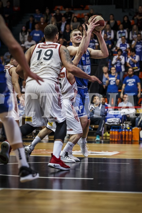 Basketball, ABL 2018/19, Playoff VF Spiel 3, Oberwart Gunners, BC Vienna, Renato Poljak (16)