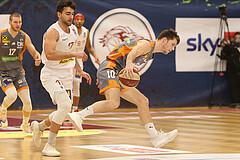 Basketball Superliaga 2020/21, Grunddurchgang 14.Runde Traiskirchen Lions vs. Klosterneuburg Dukes