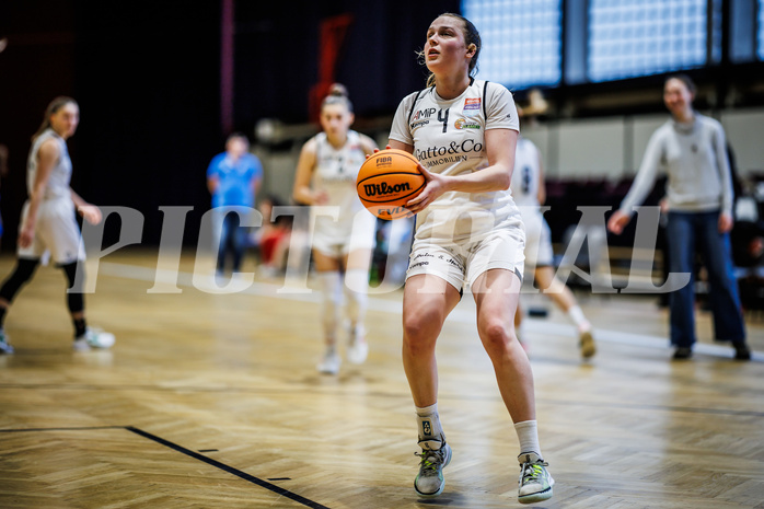 Basketball, Win2Day Basketball Damen Superliga 2023/24, Grunddurchgang 12.Runde, Basket Flames, DBB LZ OÖ, Stella Popp (4)