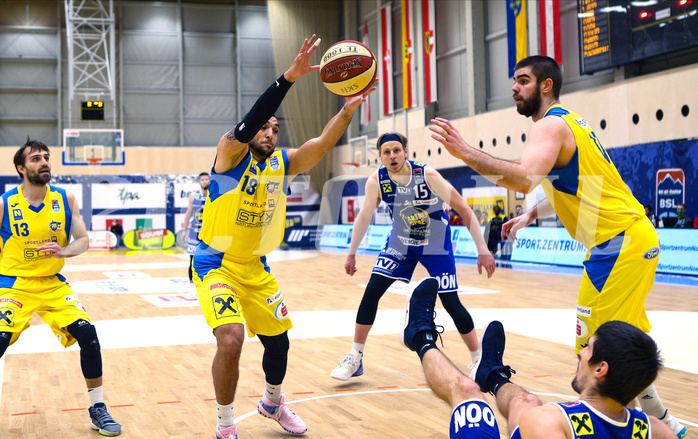 Basketball Superliga 20120/21, Grunddurchgang 17.Runde SKN St.Pölten vs. Gmunden Swans