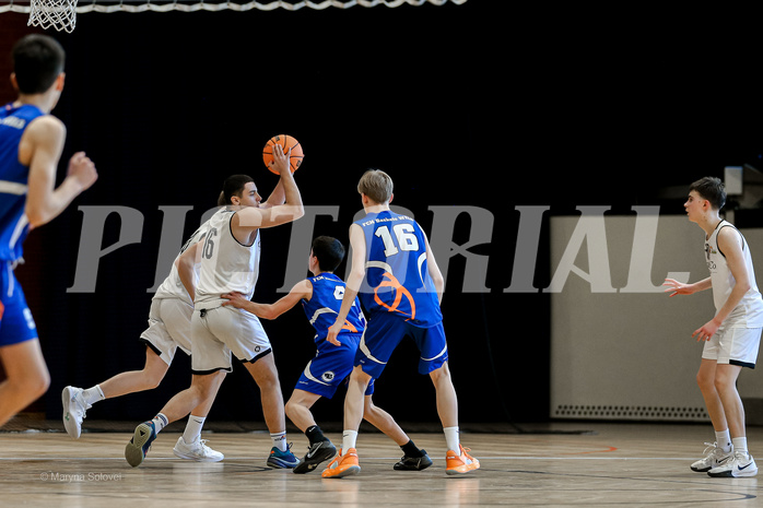 02.03.2025 Österreichischer Basketballverband 2024/25, SLMU16 Basket Flames WAT vs. FCN Baskets Wels