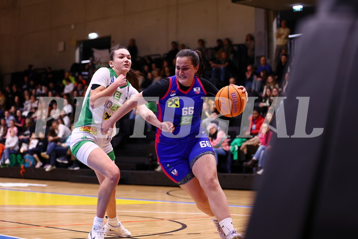 15.03.2025, Graz, Raiffeisen Sportpark, Basketball Damen Superliga 2024/25, Semifinale Spiel 1, UBI Graz vs. UBSC-DBBC Graz,  