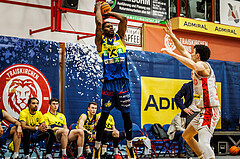 Basketball, win2day Basketball Superliga 2023/24, 10.Plazierungsrunde, Traiskirchen Lions, UBSC Graz, Jeremy Smith (4)