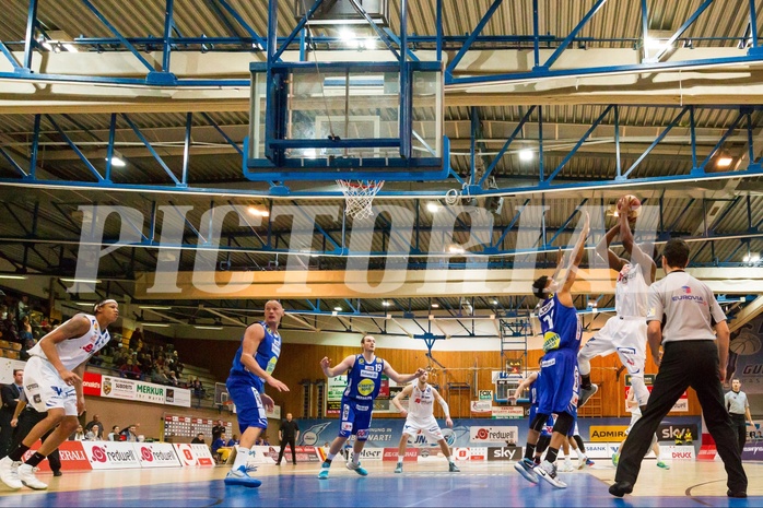Basketball ABL 2015/16 Grunddurchgang 22.Runde Oberwart Gunners vs. Gmunden Swans