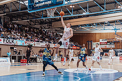 Basketball, Basketball Superliga 2023/24 , F 2, Oberwart Gunners, UBSC Graz, Jeremy Smith (4), Edi Patekar (9)
