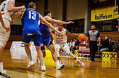 Basketball, Basketball Zweite Liga 2024/25, Grunddurchgang 2.Runde, Mattersburg Rocks, Kufstein Towers, Yann Grandperret (11)