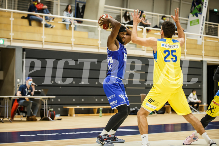 Basketball, bet-at-home Basketball Superliga 2020/21, Grunddurchgang 15. Runde, SKN St. Pölten Basketball, Oberwart Gunners, Quincy Diggs (13)