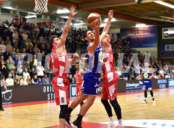 Basketball Superliga 2019/20,  1.Plazierungsrunde Flyers Wels vs. Gmunden Swans