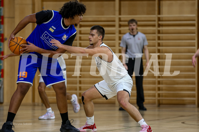 12.01.2025 Österreichischer Basketballverband 2024/25, SLMU19, Basket Flames WAT vs. BBU Salzburg