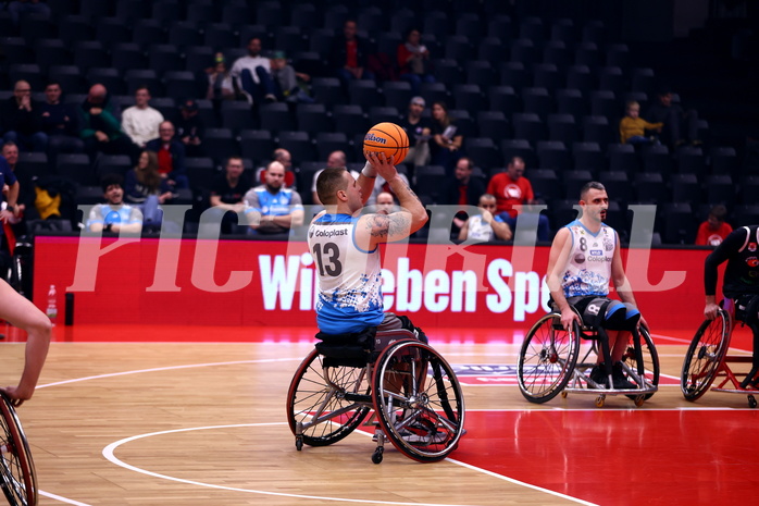 19.01.2025, Graz, Raiffeisen Sportpark, Rollstuhl BB Cup 2025, Finale, Flinkstones Graz vs Sitting Bulls Klosterneuburg,  