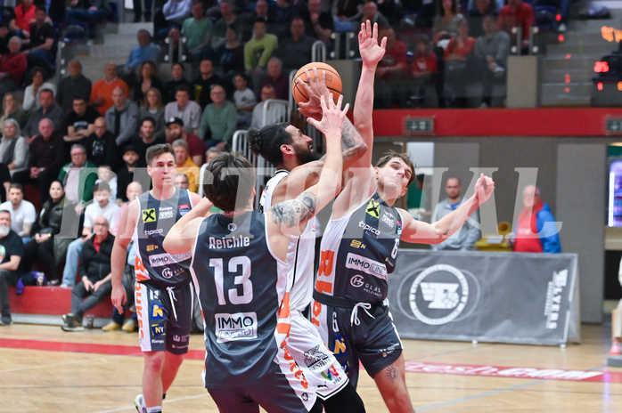 Basketball, Superliga 2024/25, Plazierungsrunde 7.Runde, Flyers Wels vs. Klosterneuburg Dukes,

