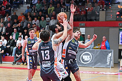 Basketball, Superliga 2024/25, Plazierungsrunde 7.Runde, Flyers Wels vs. Klosterneuburg Dukes,
