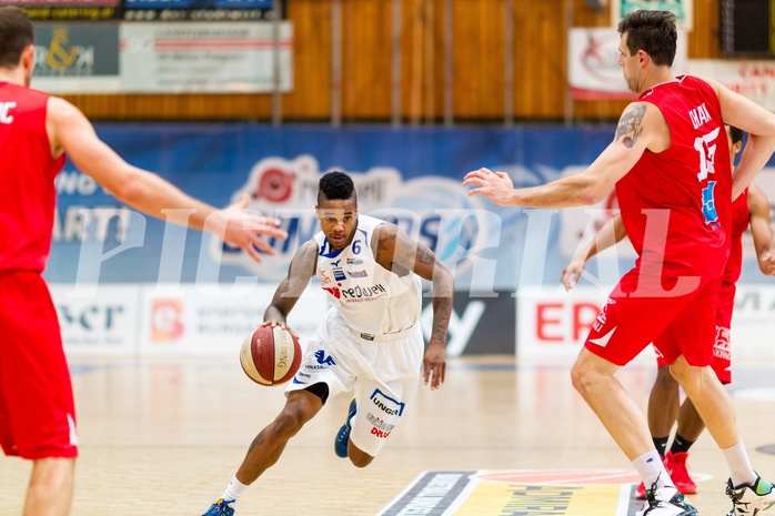 Basketball ABL 2015/16 Grunddurchgang 15.Runde Oberwart Gunners vs. WBC Wels