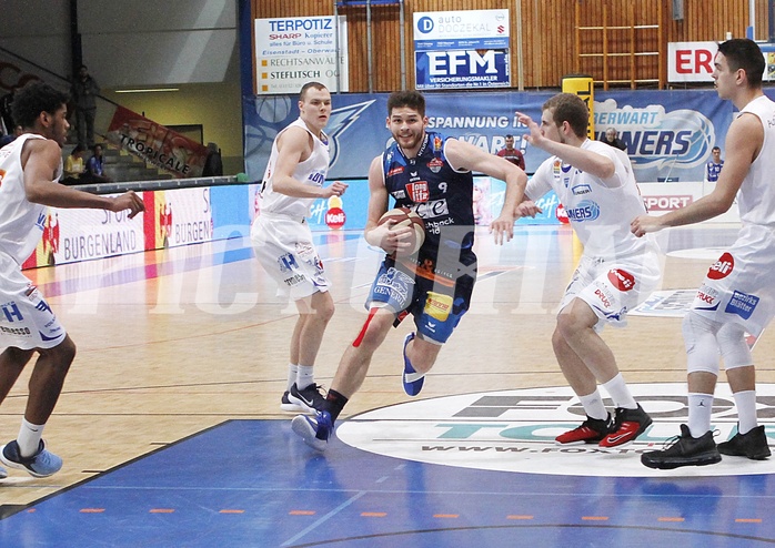 Basketball ABL 2017/18 Grunddurchgang 13.Runde RaiffeisenOberwart Gunners vs Kapfenberg Bulls
