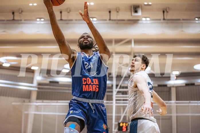 Basketball, Win2Day Superliga 2022/23, 7. Qualifikationsrunde, Vienna Timberwolves, BBC Nord Dragonz, Aristide Boya (24)