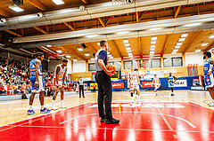 Basketball, win2day Basketball Superliga 2023/24, Grunddurchgang 6.Runde, Traiskirchen Lions, Oberwart Gunners, Edgars Lasenbergs (25) #referees