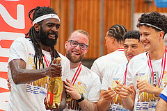 Basketball, Basketball Superliga 2024/25, Playoffs, Finale Spiel 1, Oberwart Gunners vs. BBC Nord Dragonz
