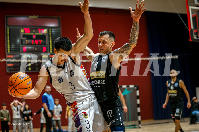 Basketball Zweite Liga 2024/25, Grunddurchgang 15.Runde Vienna United vs. Mattaersburg Rocks